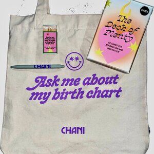 Chani Astrology The Deck of Plenty Affirmation Card Deck Tote Pen & Matches